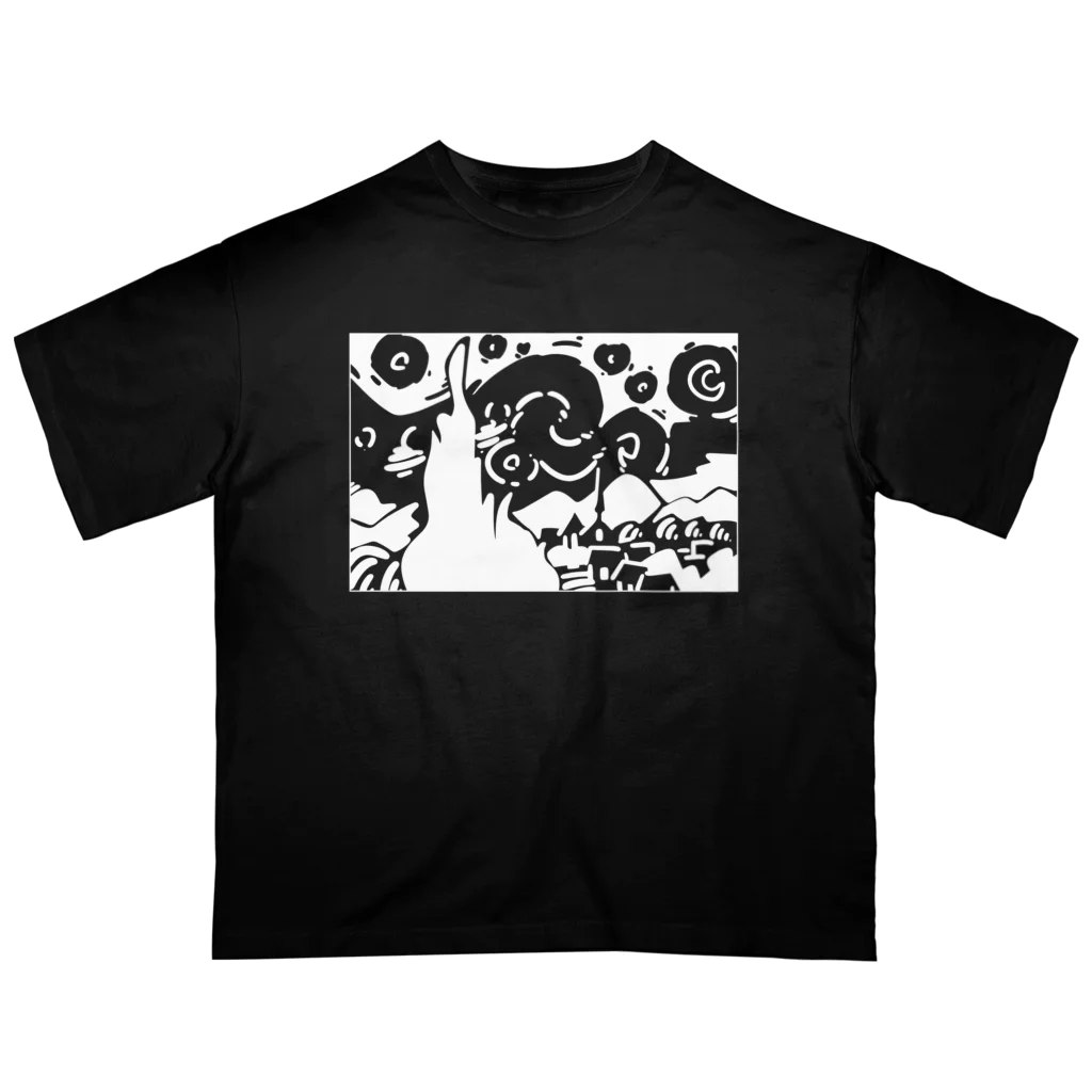 山形屋米店の星月夜（ほしづきよ、英語: The starry night） Oversized T-Shirt