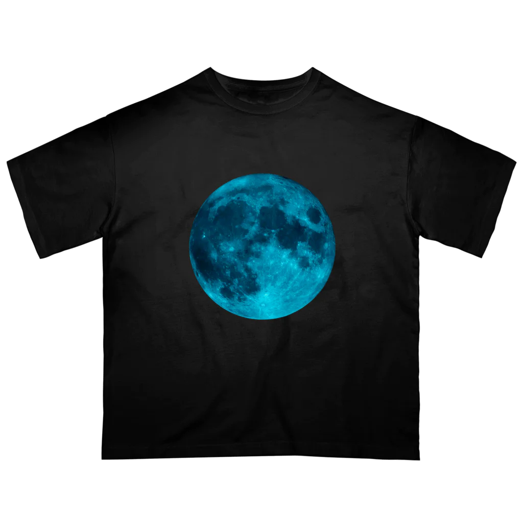 高野寛のSUZURIのBlue Moon Oversized T-Shirt