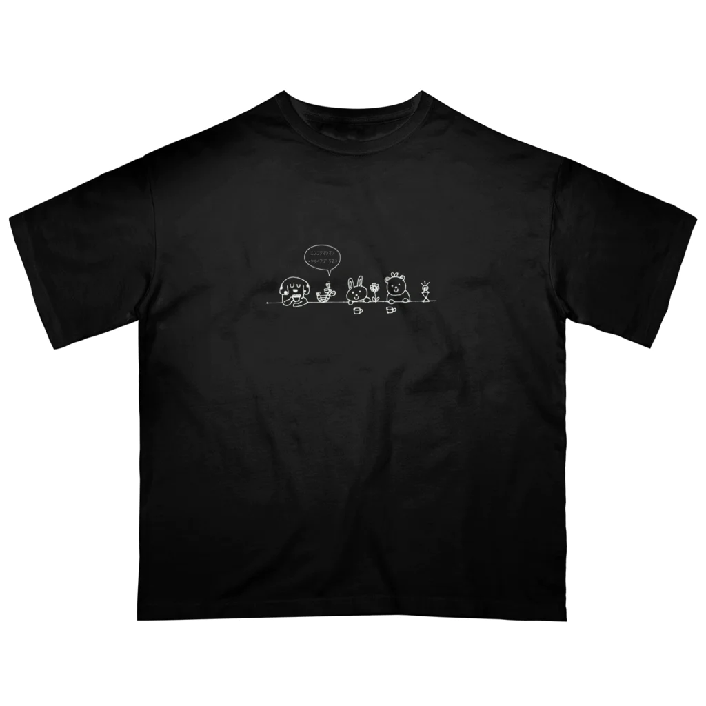 デザートラボのうさことくまことかめことぴーすくん オーバーサイズTシャツ