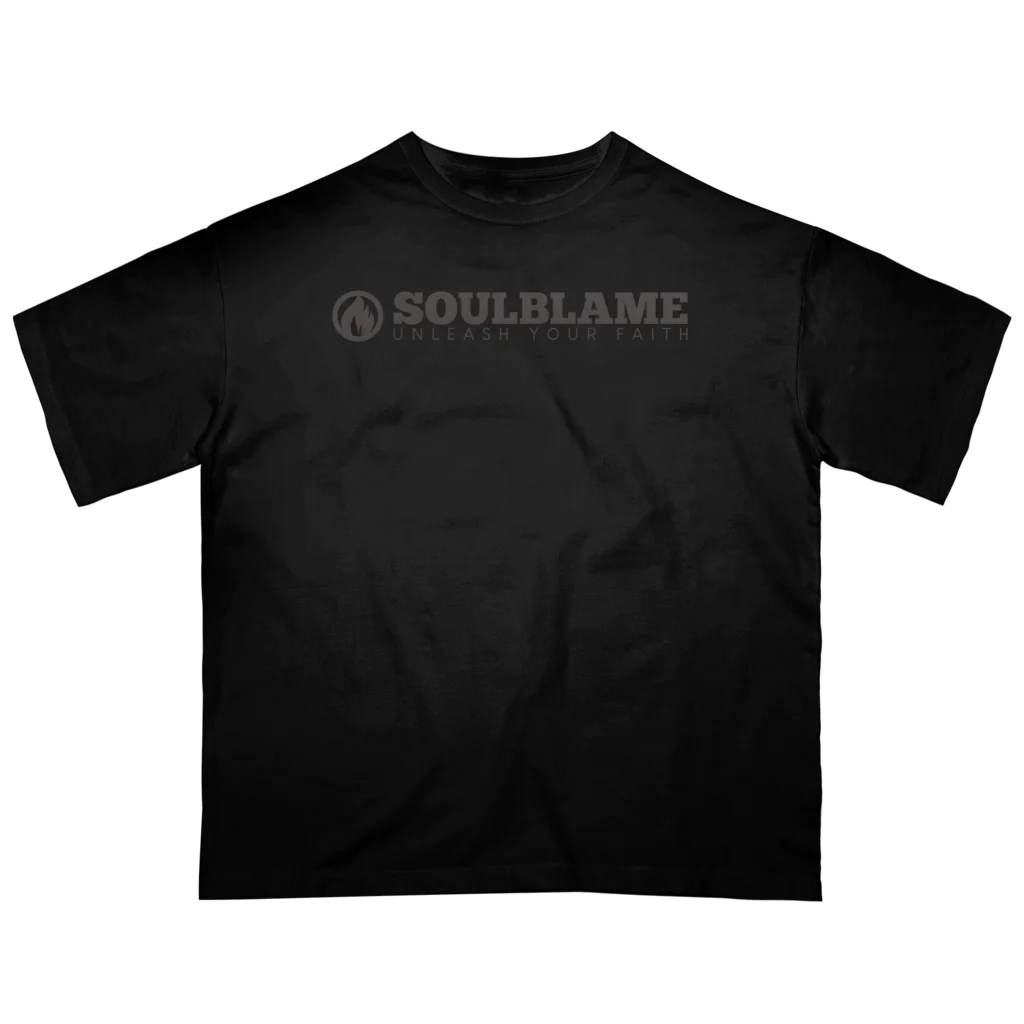 SOULBLAMEのSIMPLE LOGO TEE IN BLACK オーバーサイズTシャツ