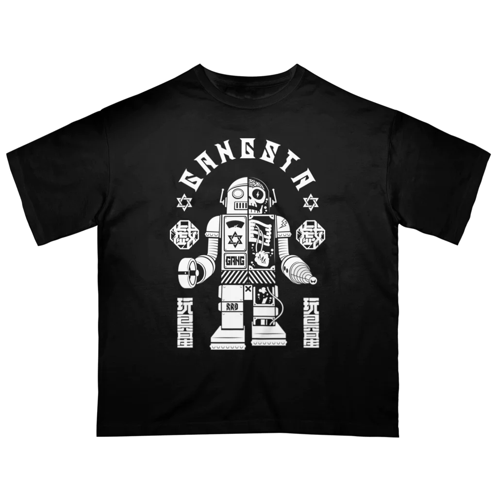 RAD_CREATIVE_LABの玩具星 -GANGSTA- オーバーサイズTシャツ