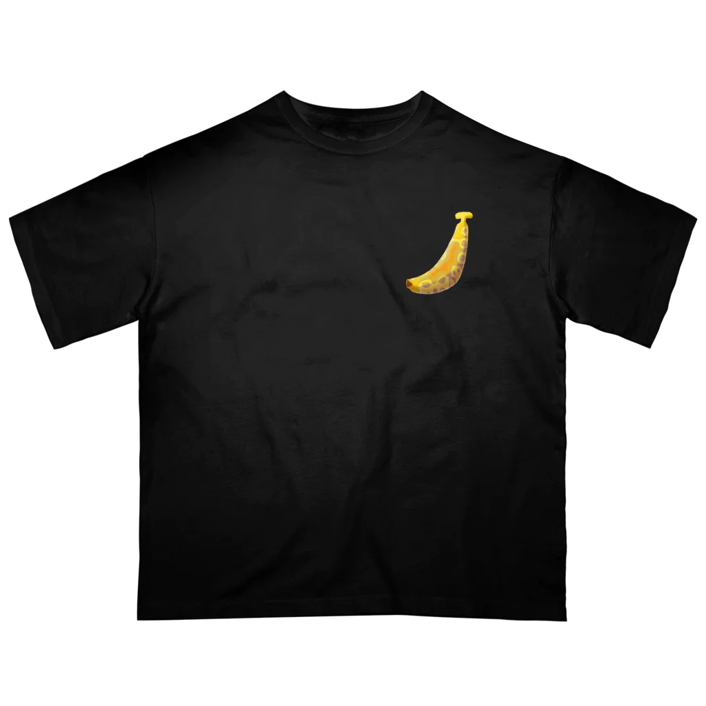 Mountain-and-Valleyのボールパイソンなバナナ オーバーサイズTシャツ
