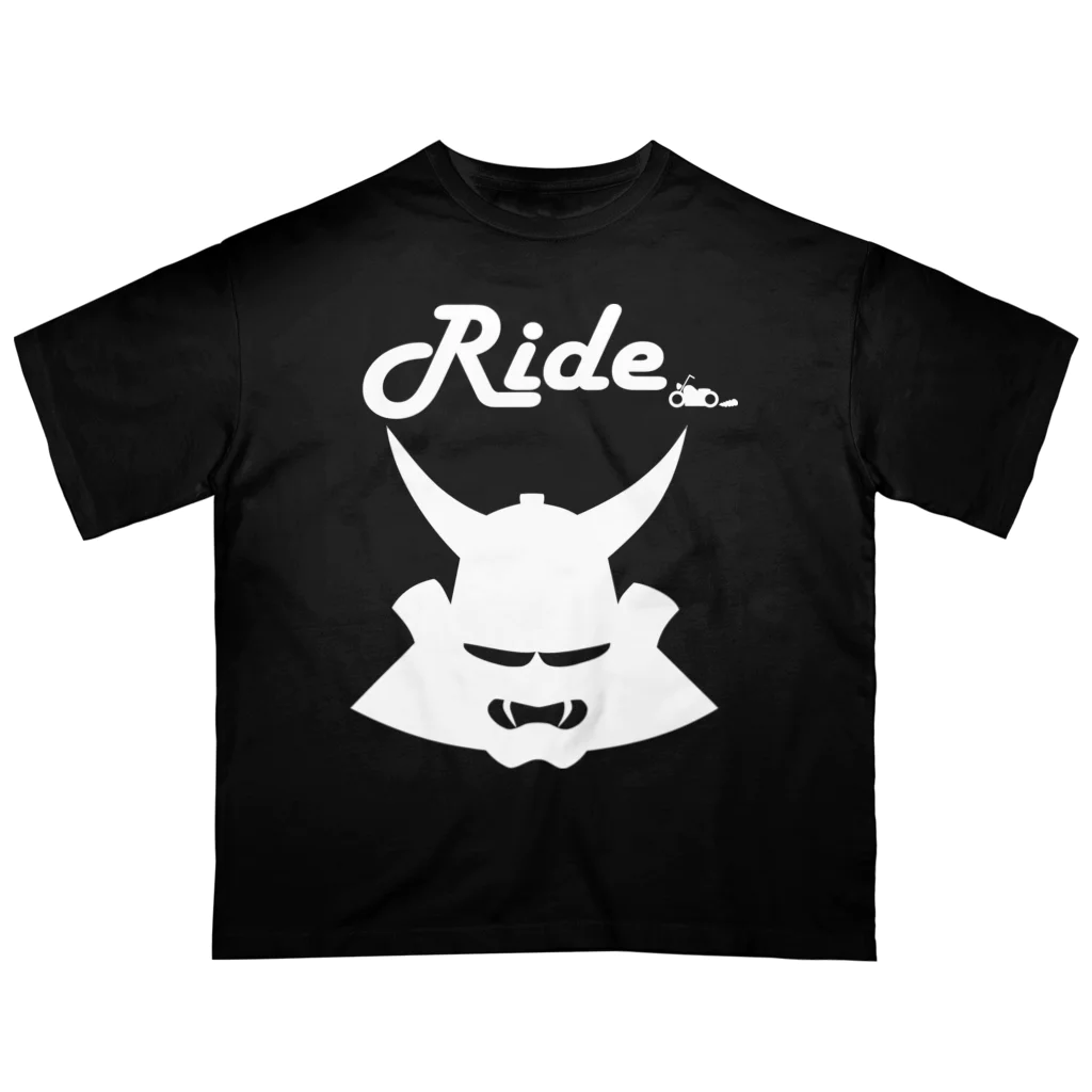 RAMUKiのRide兜（白） オーバーサイズTシャツ