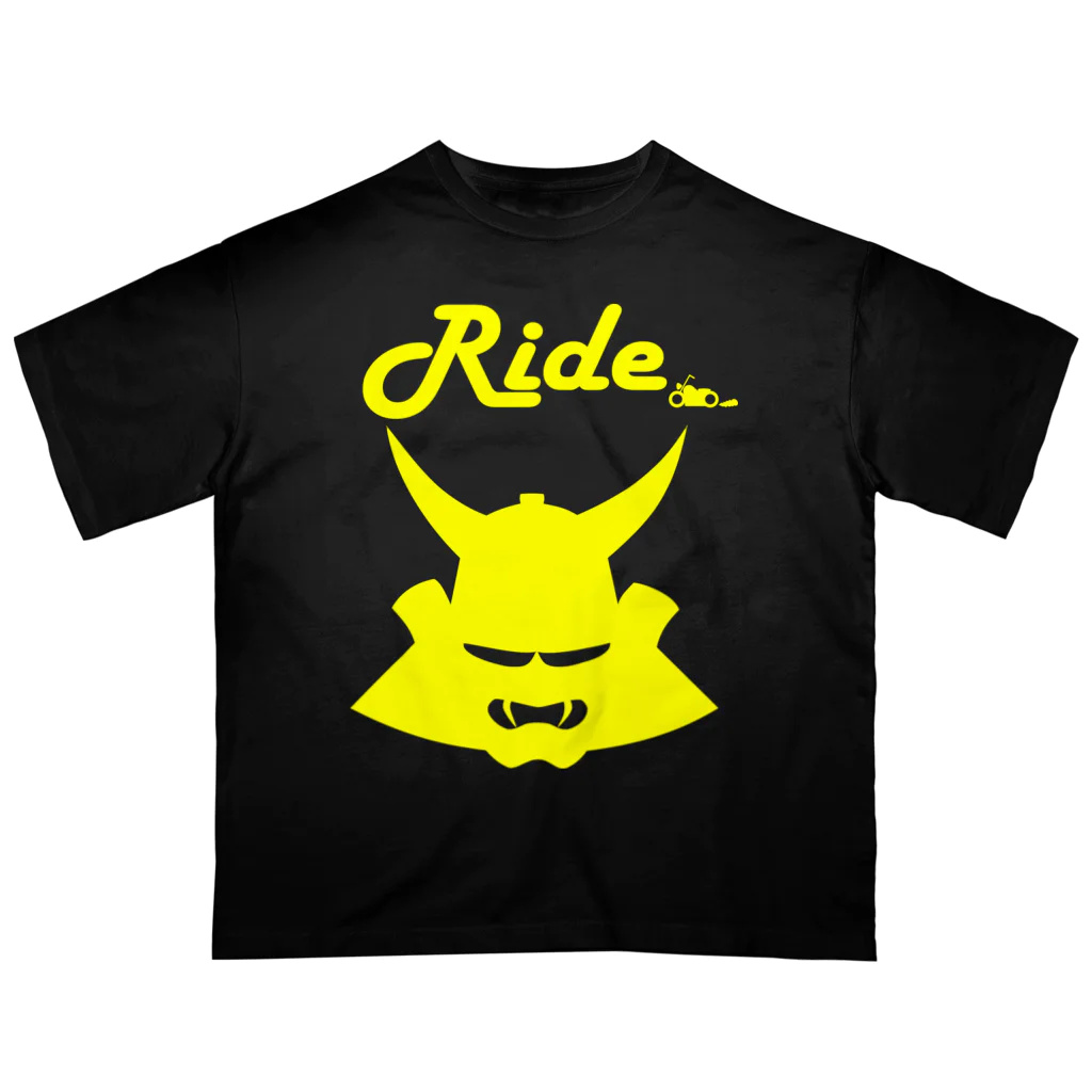 RAMUKiのRide兜（黄色） オーバーサイズTシャツ