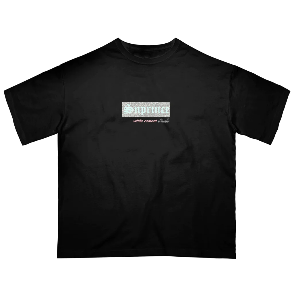 王子のアパレル Snprinceのwhite cement Snprince boxlogo オーバーサイズTシャツ