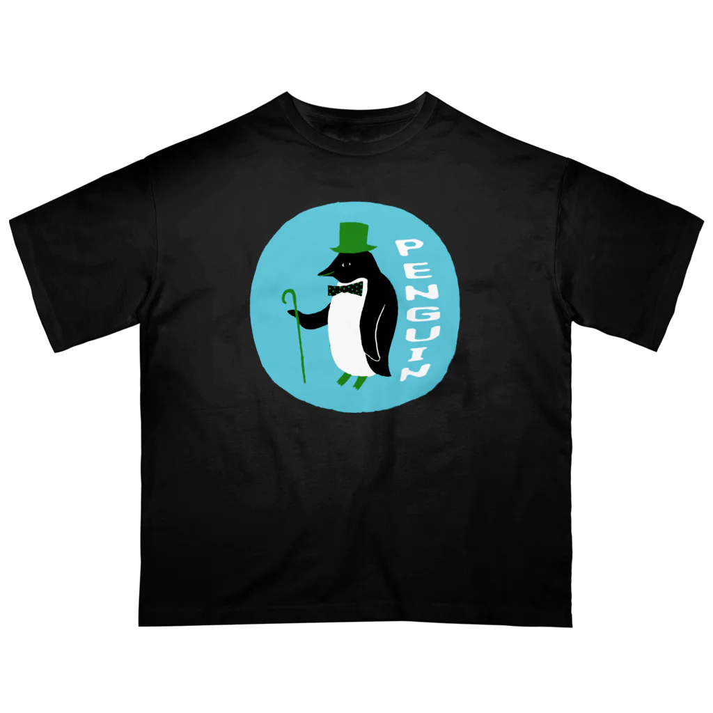 gogocats-shopのみんな大好きペンギン君 Oversized T-Shirt