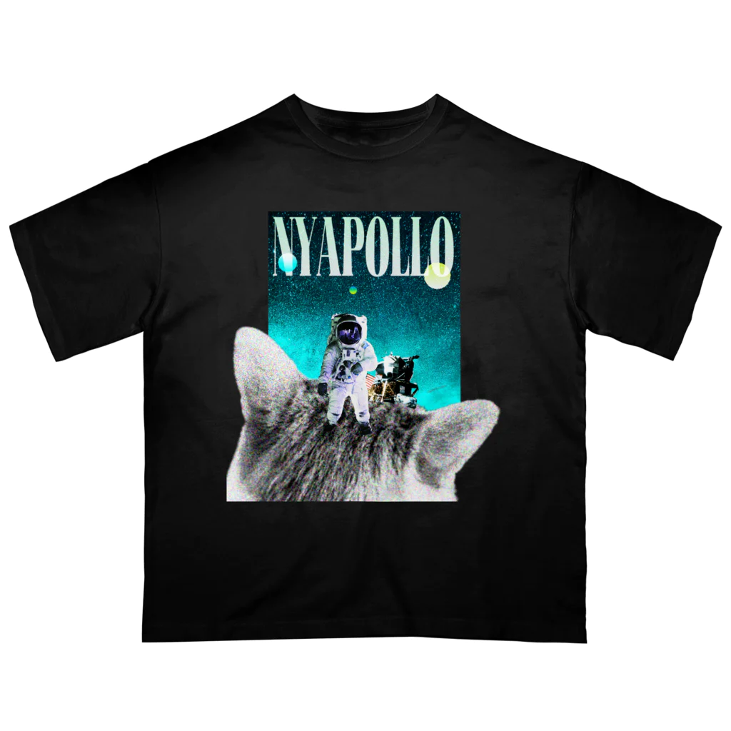 あっきー 🐈ねこ専門デザイナーのNYAPOLLO オーバーサイズTシャツ