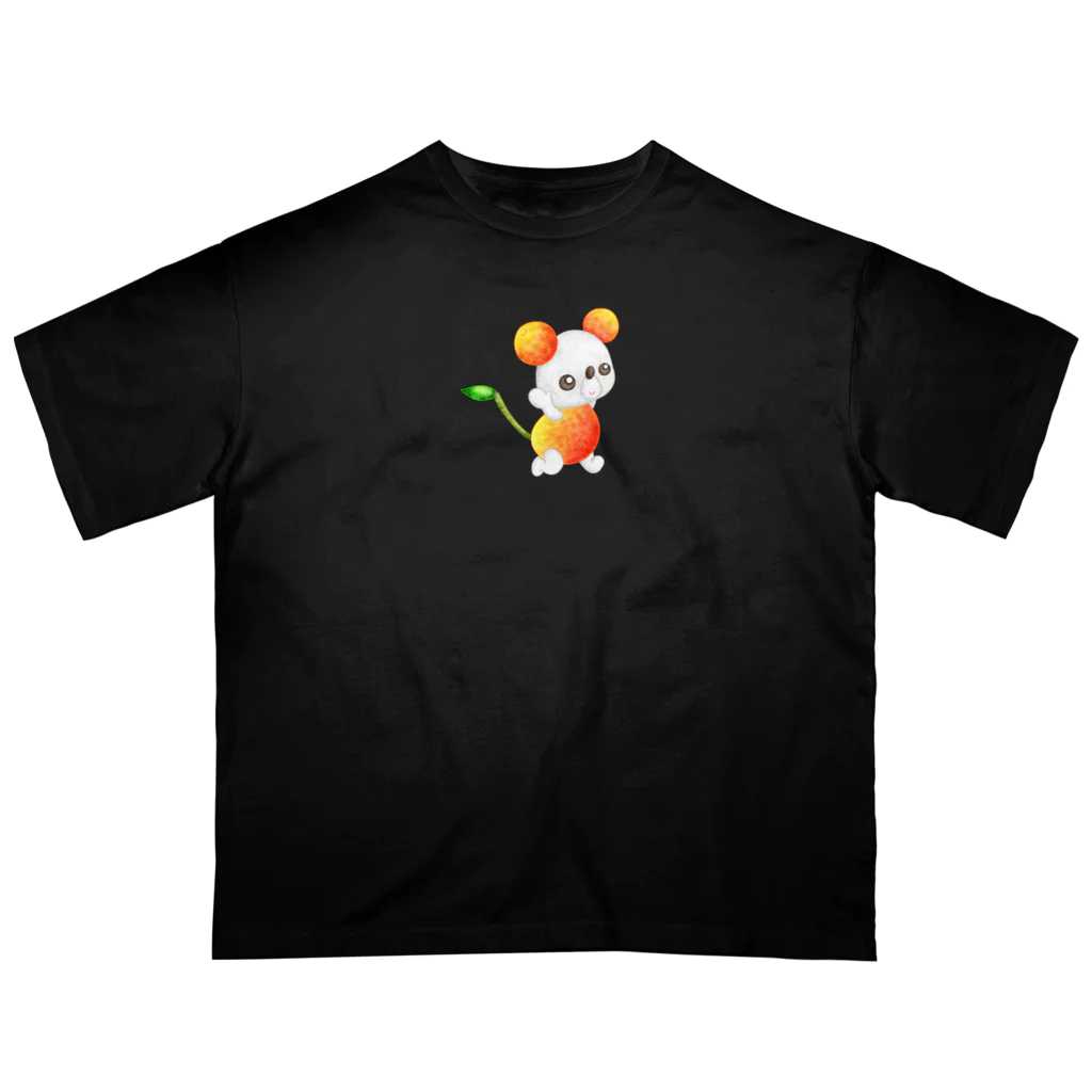 satoayaのアニマルカフェのフルーツアニマル　サクランボネズミ Oversized T-Shirt