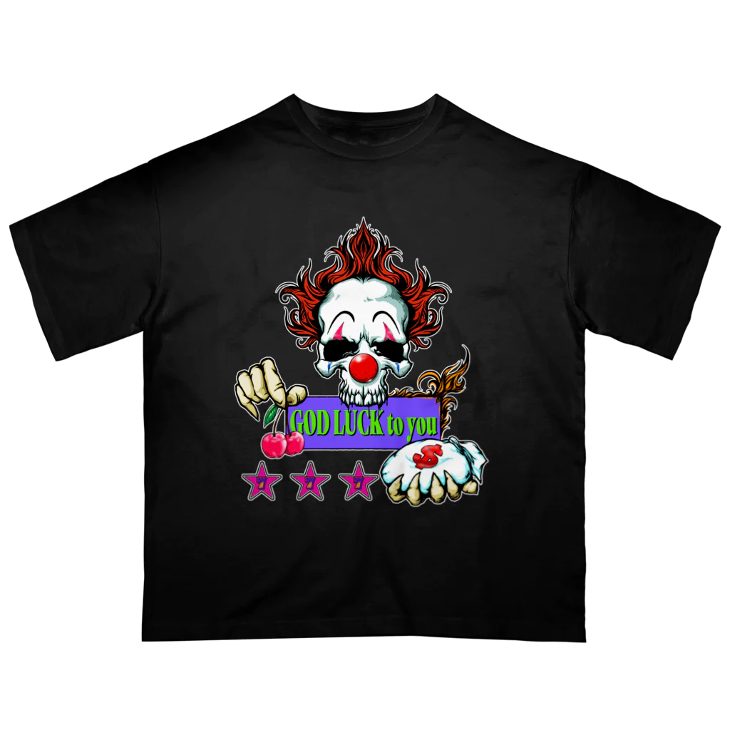 GOD LUCK💀to youのピエロGOD LUCK to  you🤡✨ オーバーサイズTシャツ