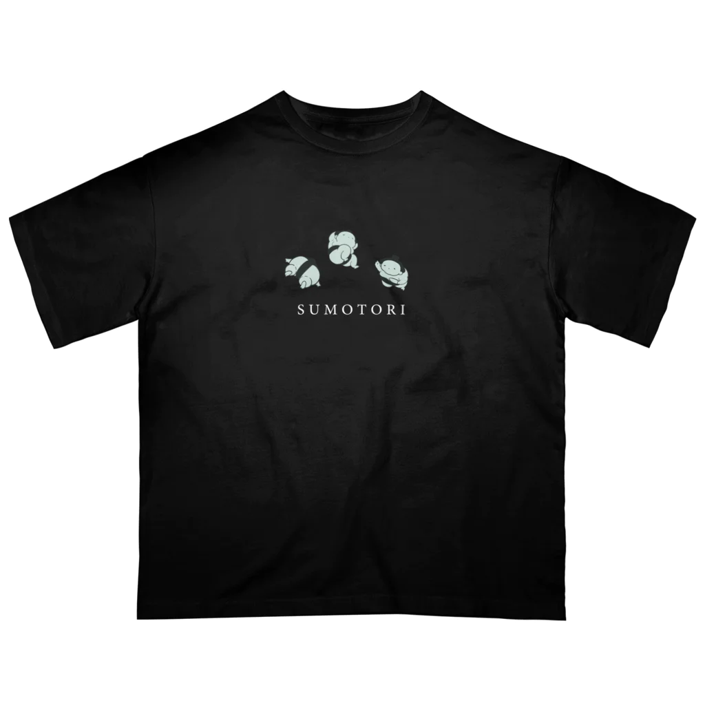 東京モノノケのSUMOTORI　ブラック オーバーサイズTシャツ