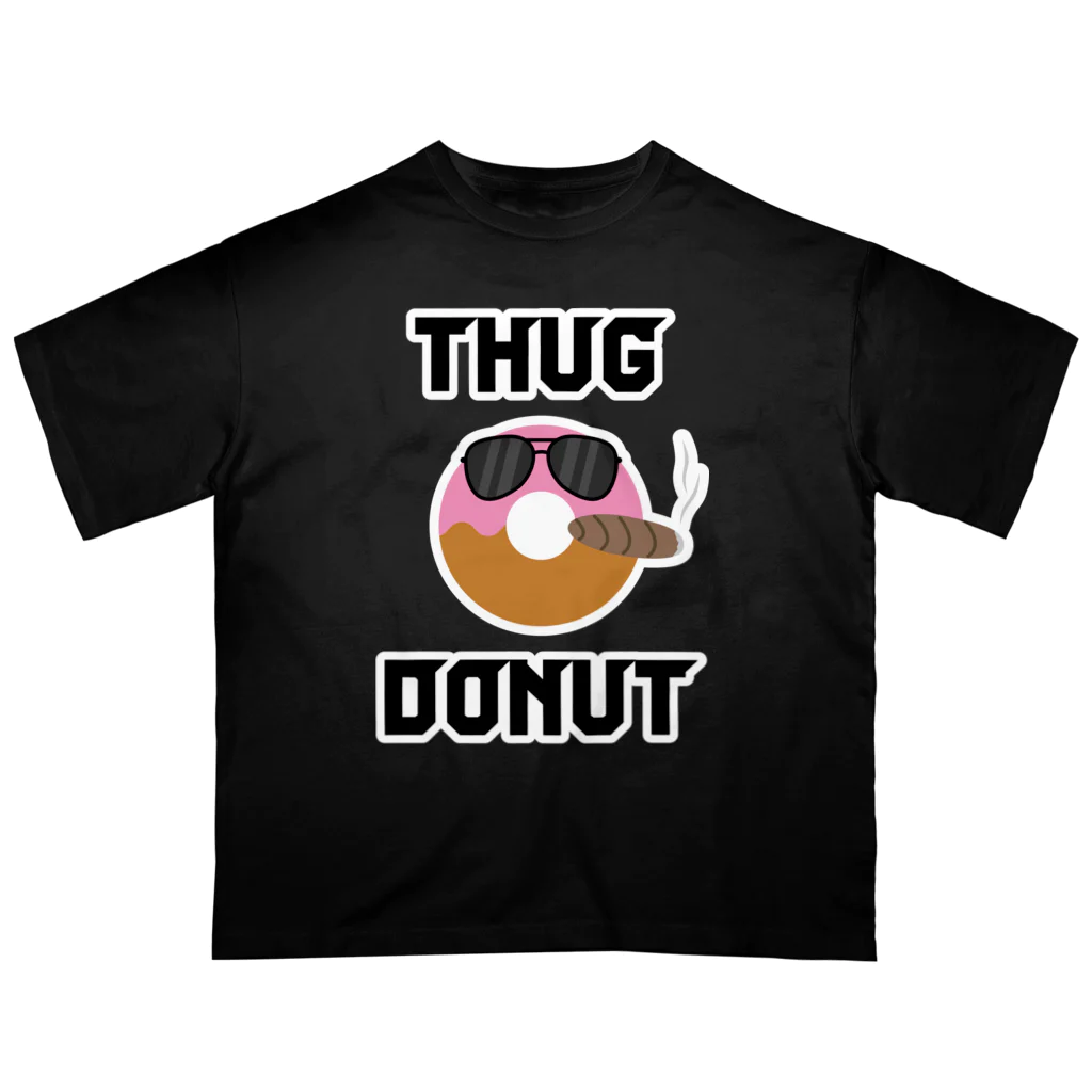 テモアシドーナツ（ドーナツギャング）のTHUG DONUT Oversized T-Shirt