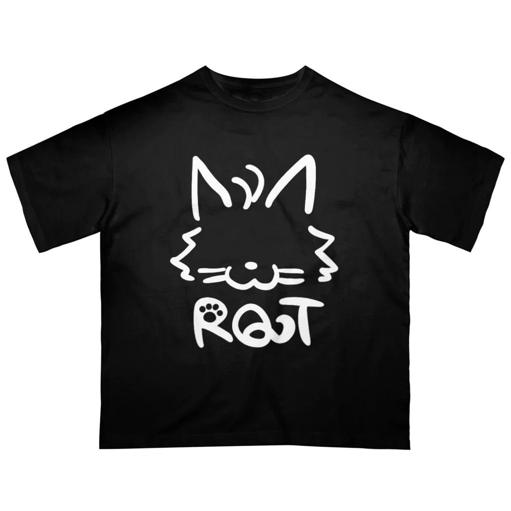 小楽茶屋のRQT（白） オーバーサイズTシャツ