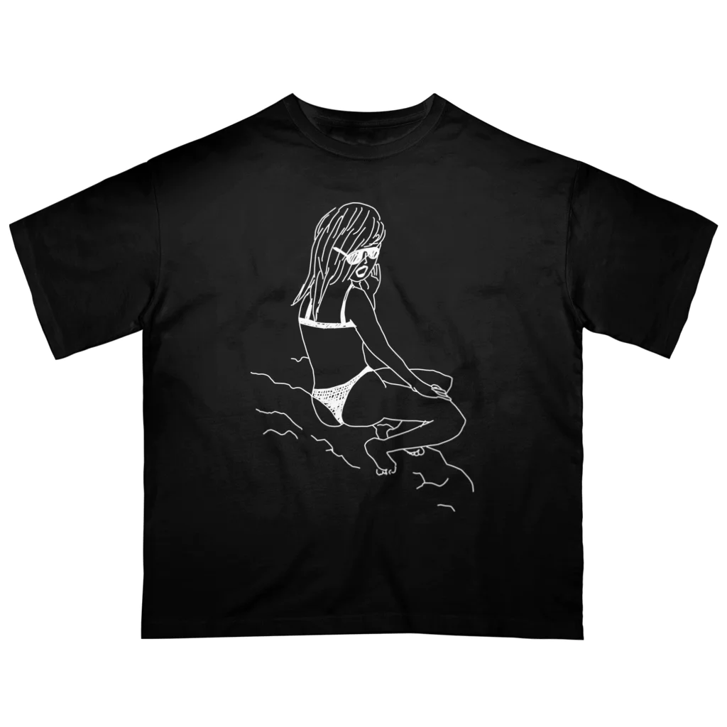 TERRY AND VEGASの岩場の女／ロマンチカ Oversized T-Shirt