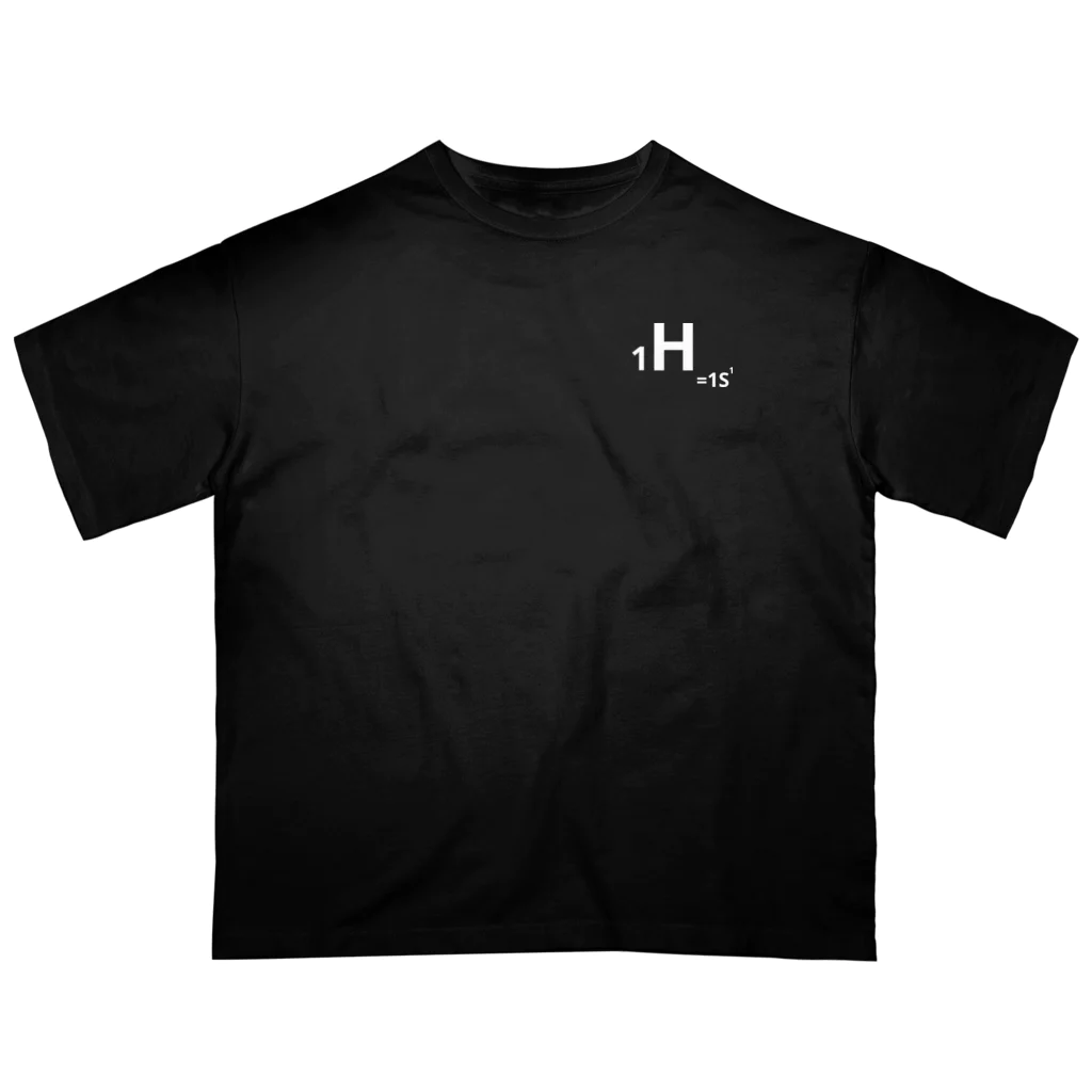 interested in?の1.hydrogen(白/表のみ) オーバーサイズTシャツ