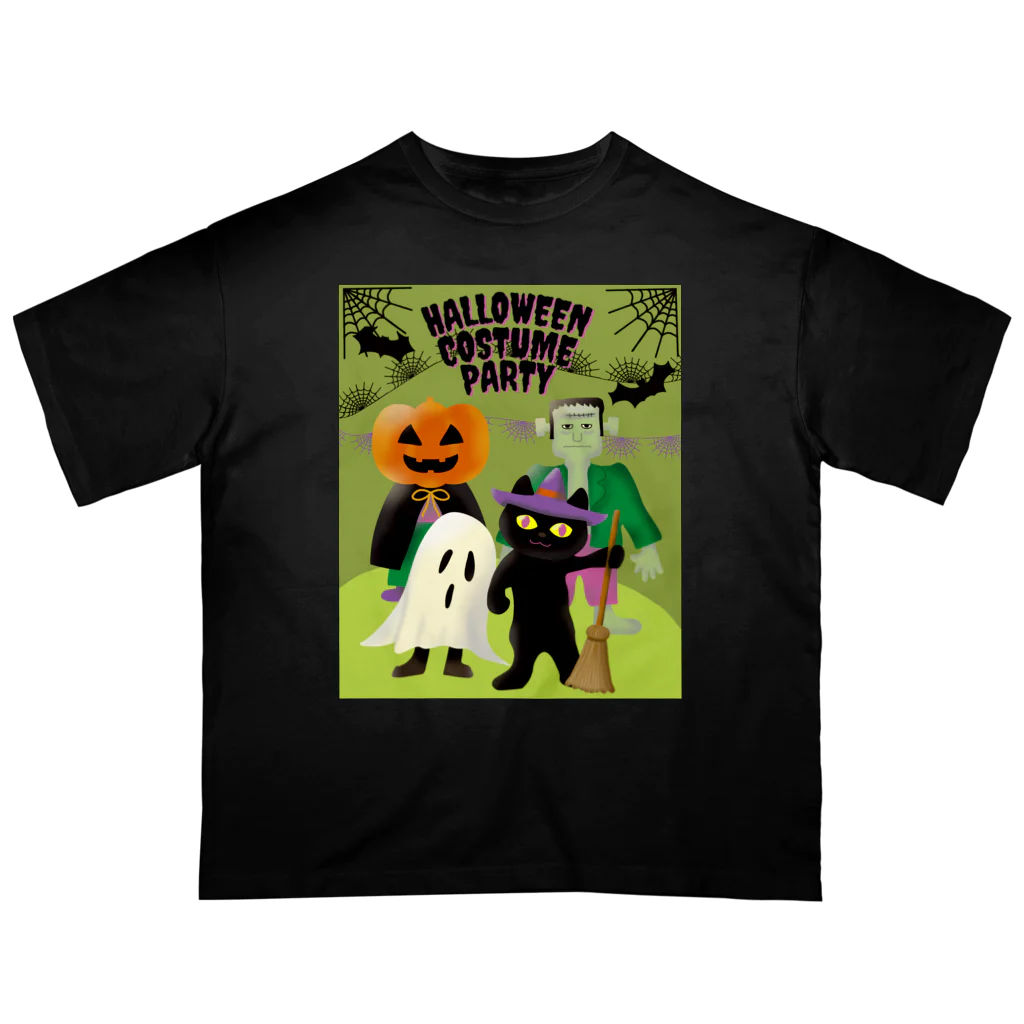 satoharuのハロウィンの仮装パーティー オーバーサイズTシャツ