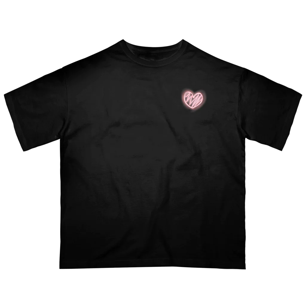 みじんぎりのねおん オーバーサイズTシャツ