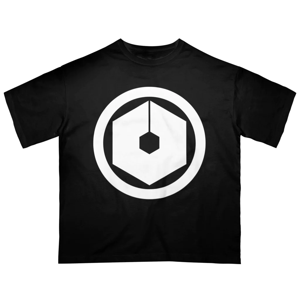 DRIPPEDの乃木亀甲紋 白ロゴ Oversized T-Shirt