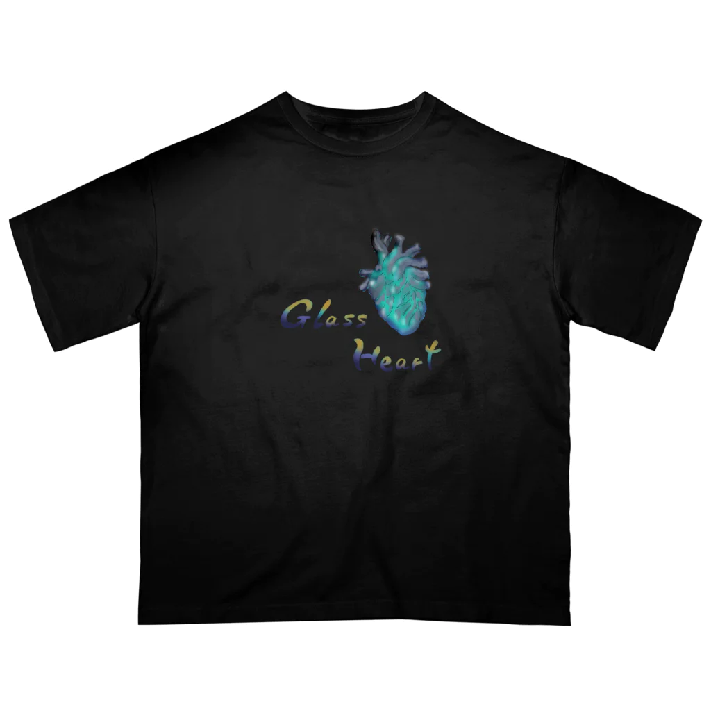 Mountain-and-Valleyのglass heart オーバーサイズTシャツ