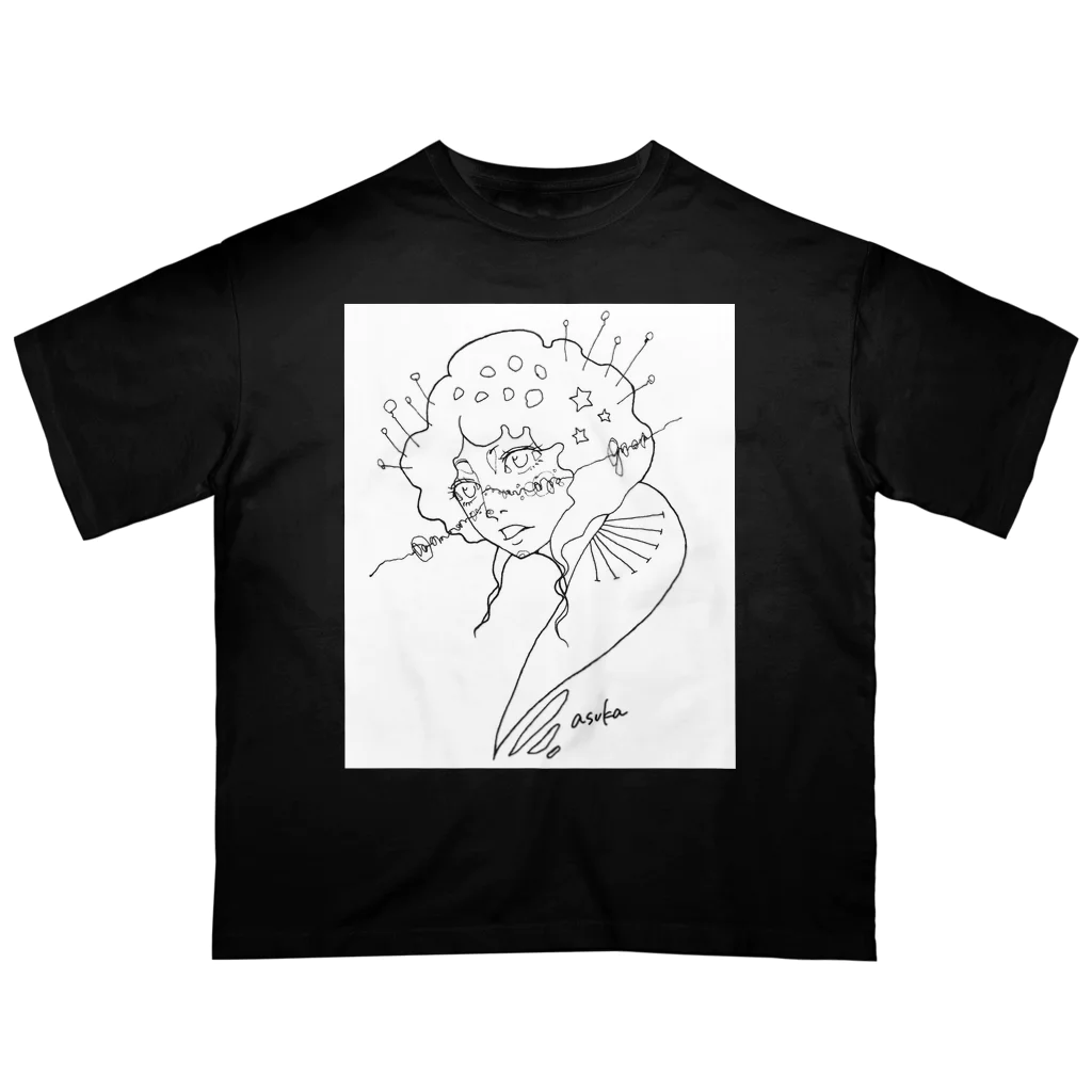 303companyの星を詠む人 Oversized T-Shirt