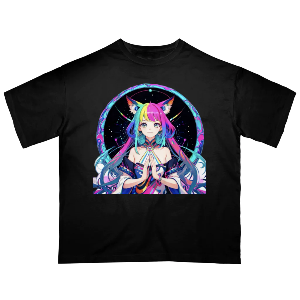 ミネラル太郎の幻想少女リリー　〜星々との対話〜 オーバーサイズTシャツ