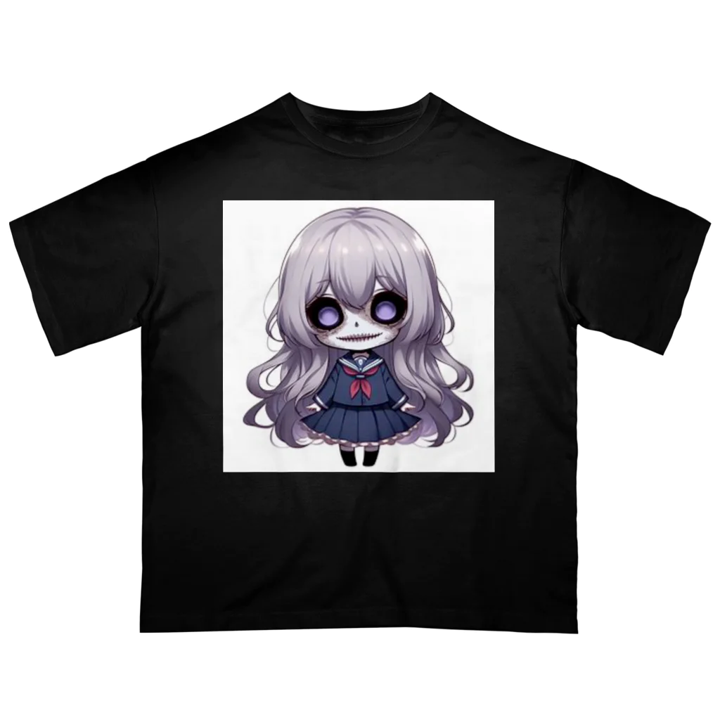 saitou1x4のホラー　かわいいグール３ オーバーサイズTシャツ