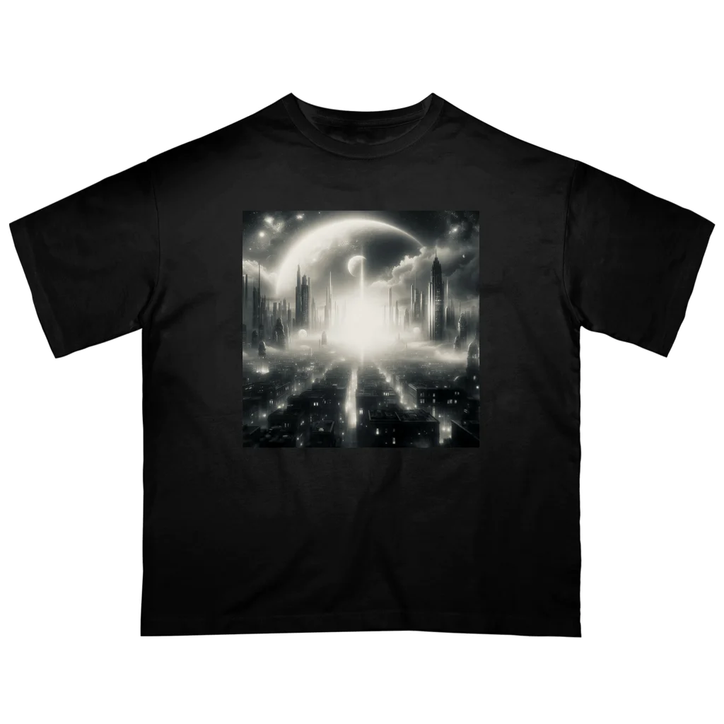 gates_of_heavenの近未来都市 Oversized T-Shirt