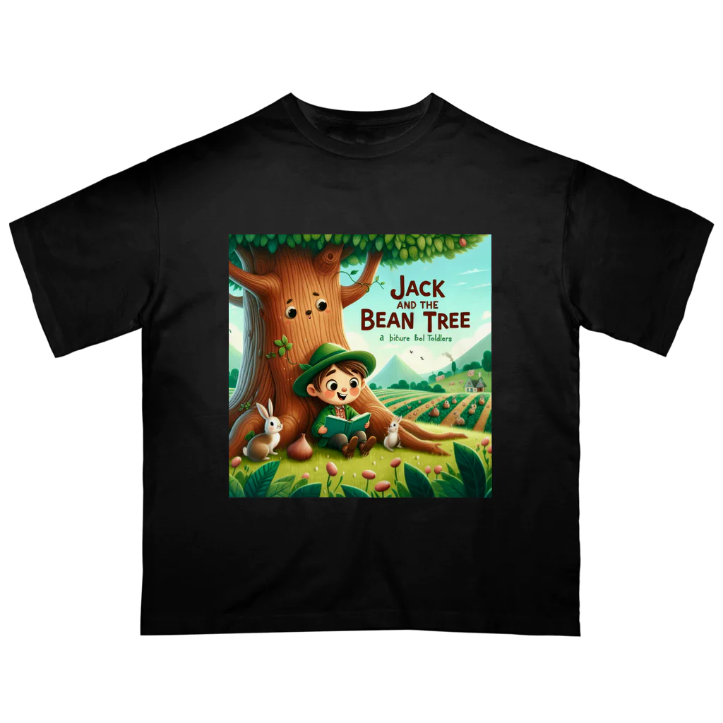 room-chaconneのジャックと豆木木 Oversized T-Shirt
