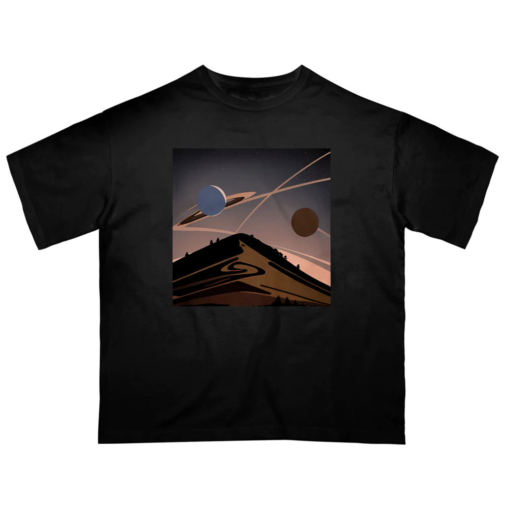 samenoa81の星の見える丘 オーバーサイズTシャツ