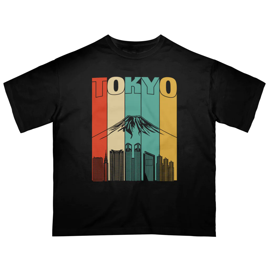 Stylo Tee Shopの東京と富士山 Oversized T-Shirt