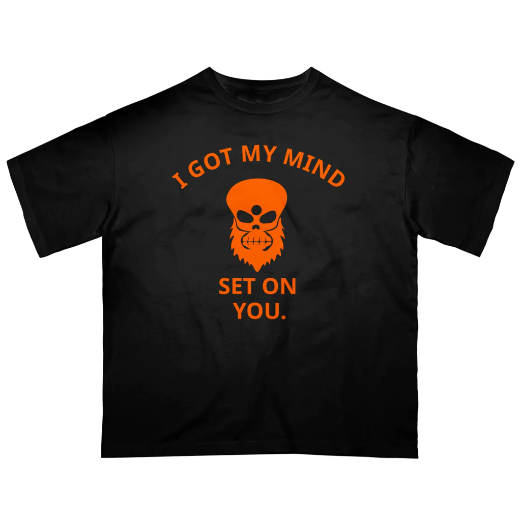 『NG （Niche・Gate）』ニッチゲート-- IN SUZURIのI GOT MY MIND SET ON YOU.(橙) Oversized T-Shirt