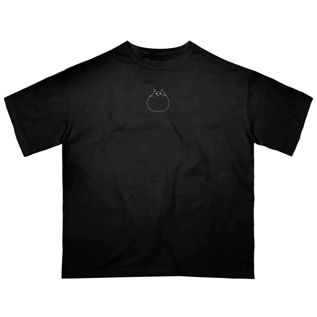 Gumakoのまるまる白猫（素） Oversized T-Shirt