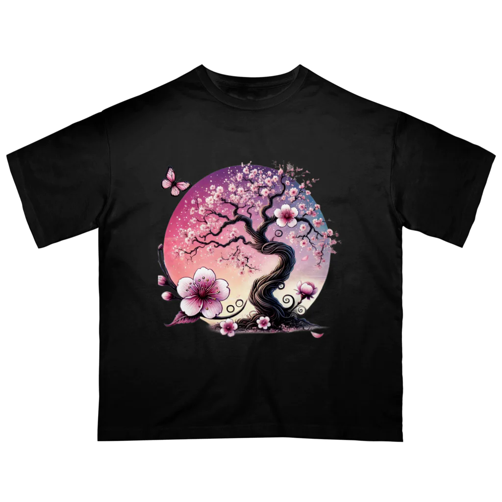 Sumyの夢幻の桜 オーバーサイズTシャツ