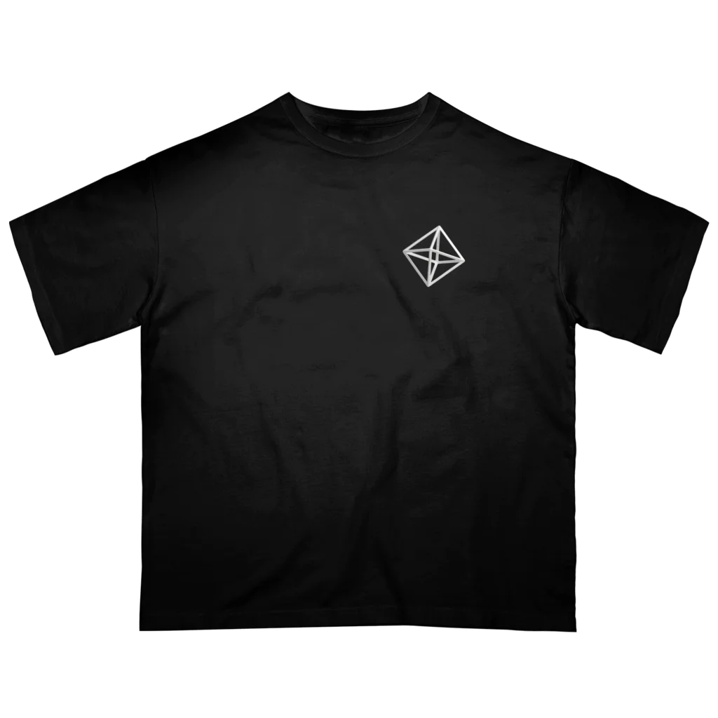 くらりのRegular Octahedron (胸元) Oversized T-Shirt