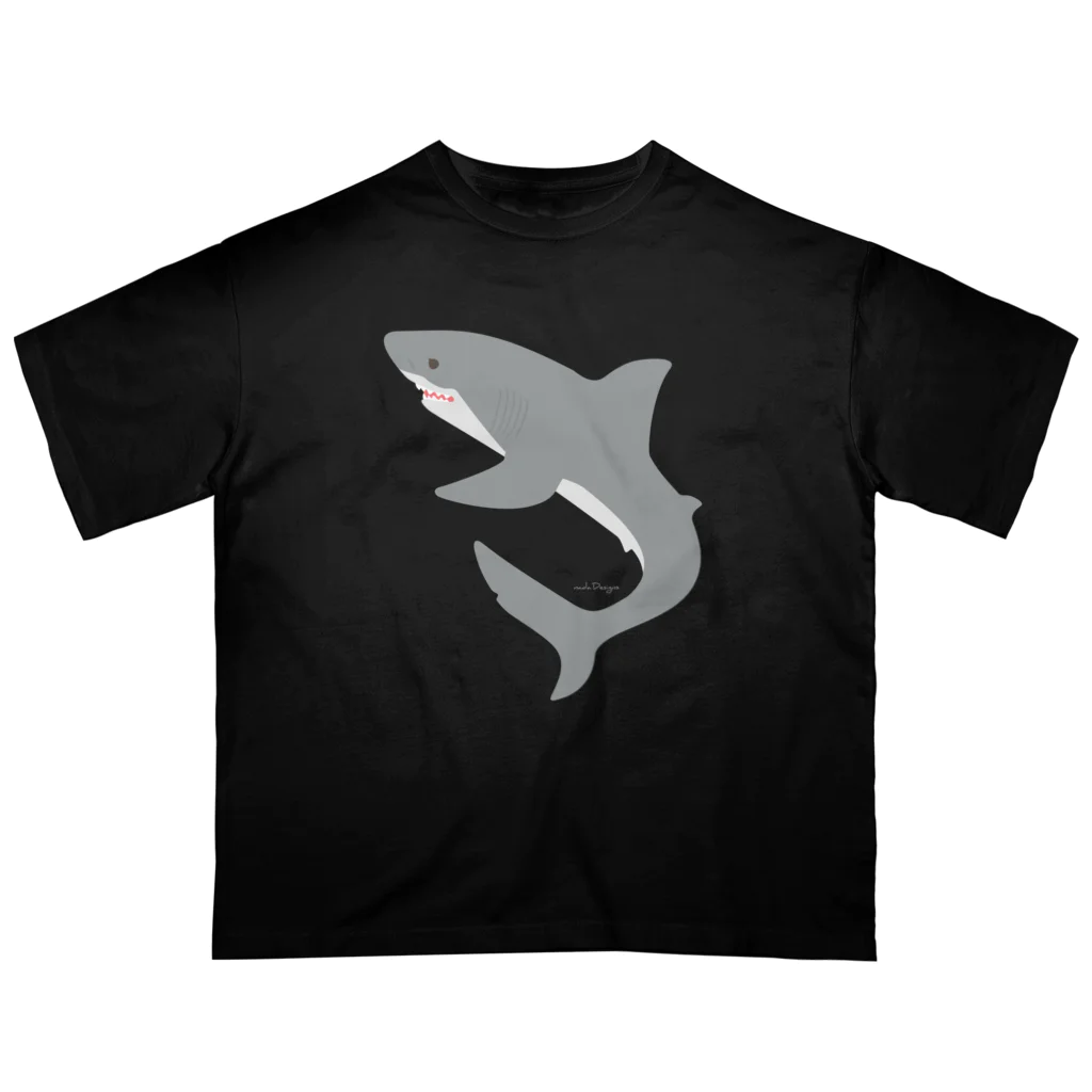 さかたようこ / サメ画家のシンプルにサメさん オーバーサイズTシャツ