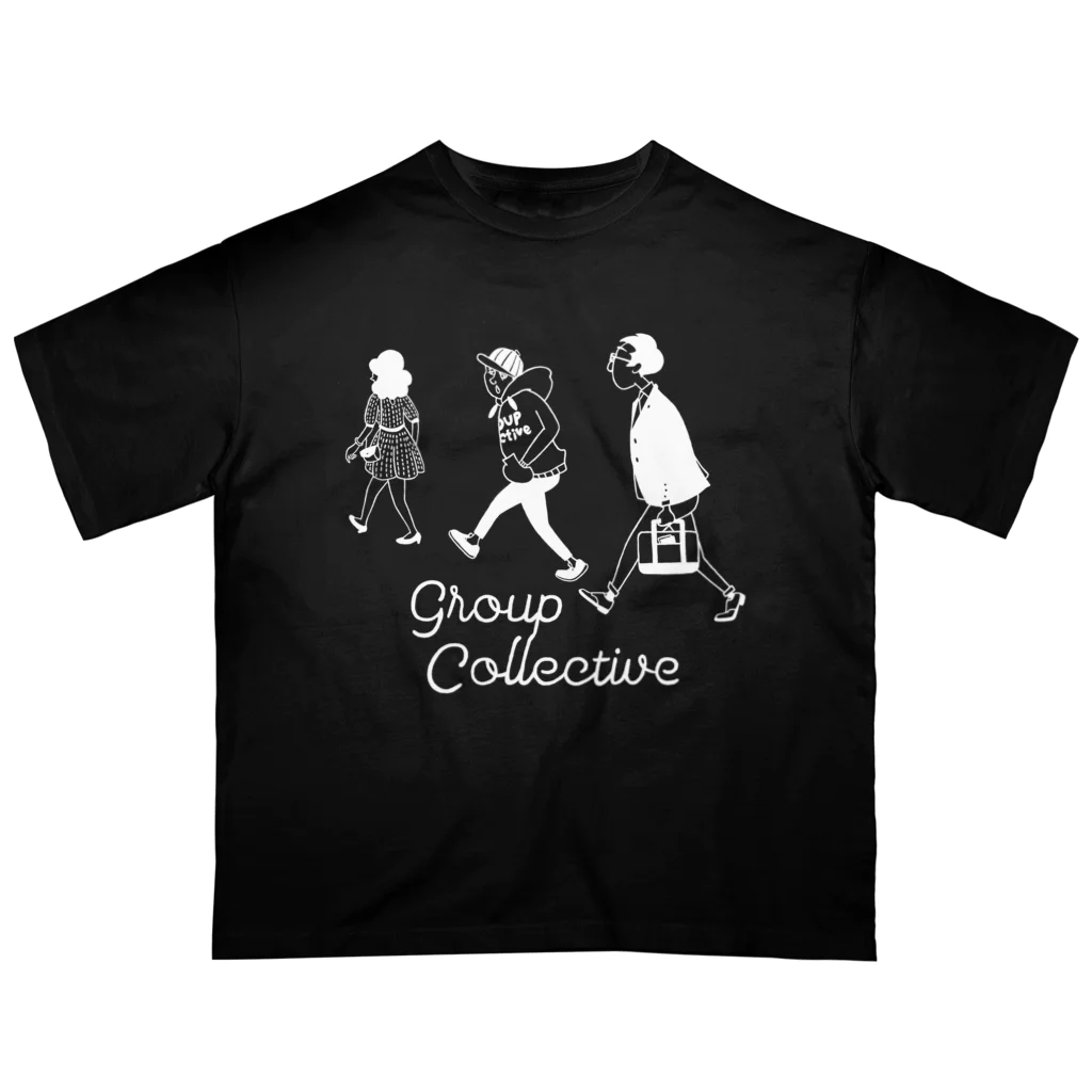 hilo tomula トムラ ヒロのGroup Collective White オーバーサイズTシャツ