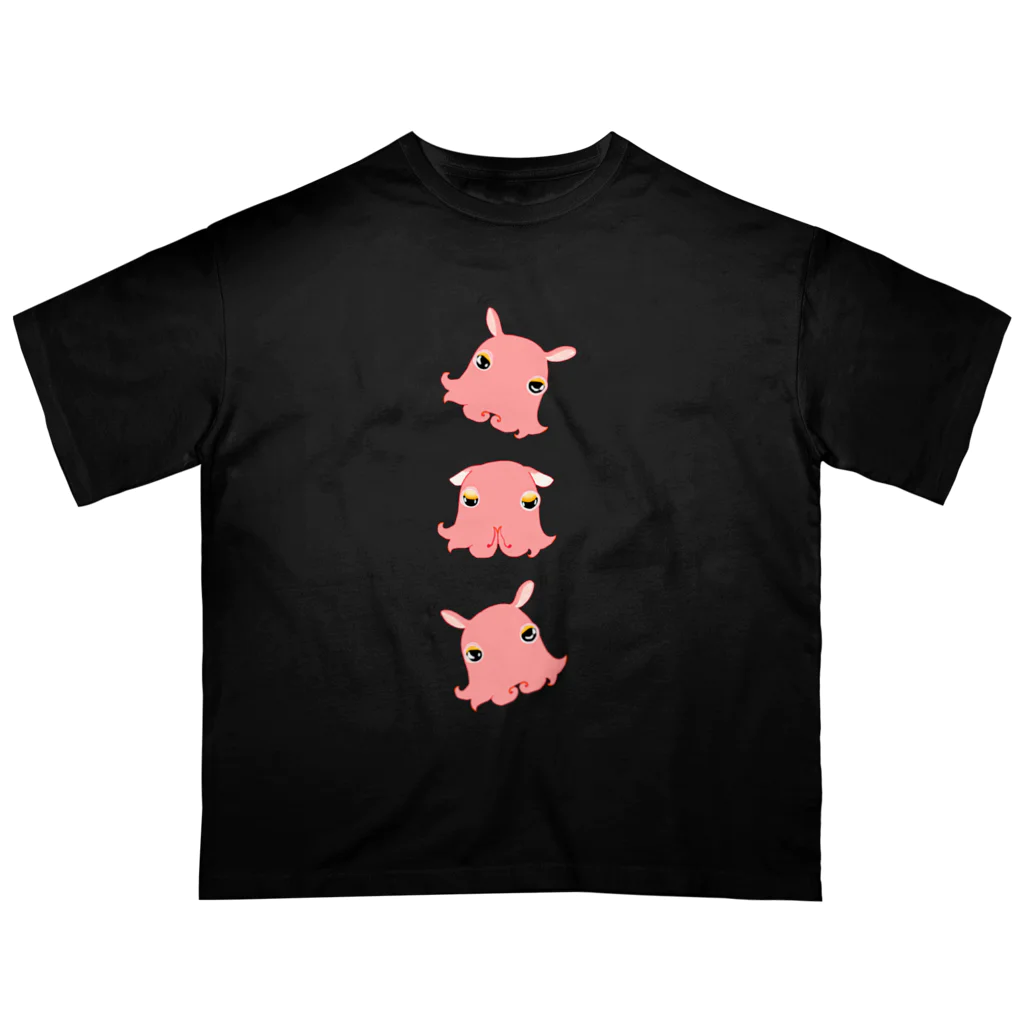 LalaHangeulのめんだこさん　トリオ Oversized T-Shirt