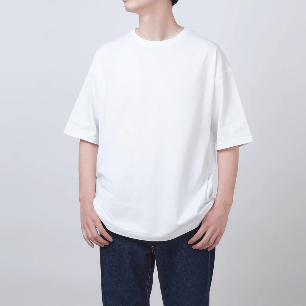 LalaHangeulの海馬パパとこども　ピンク(ハングルデザイン)　バックプリント Oversized T-Shirt