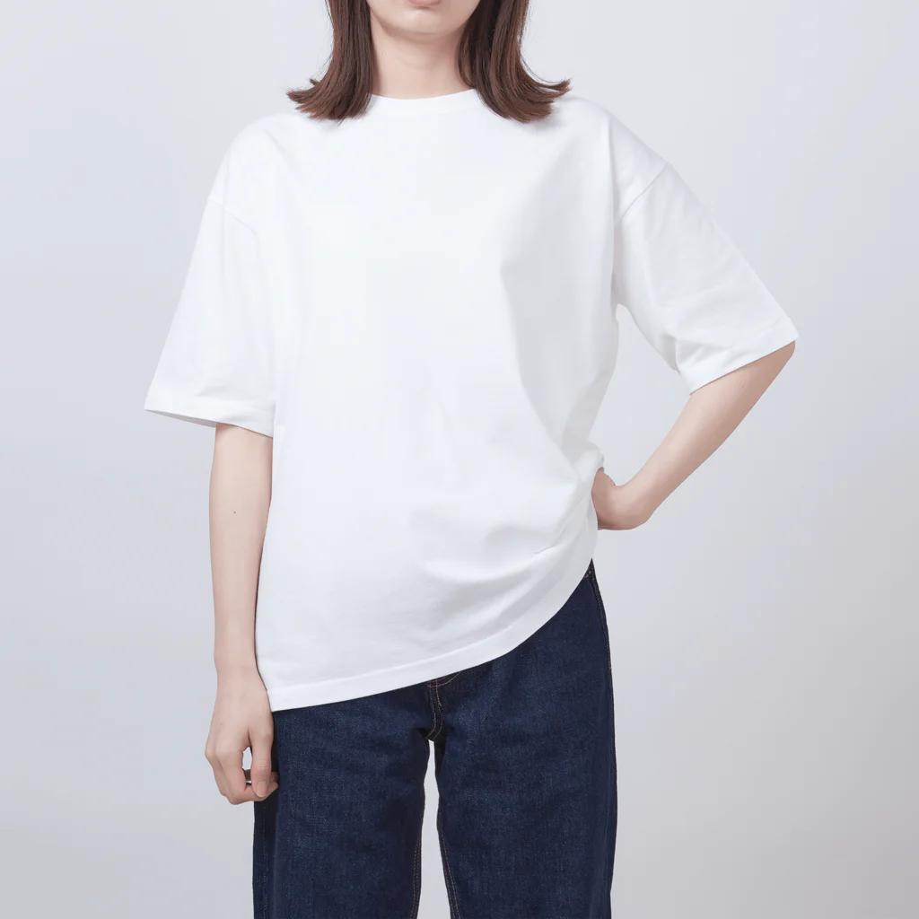 くらきち ONLINE SHOPのねこタイツ コーヒー ホワイト Oversized T-Shirt