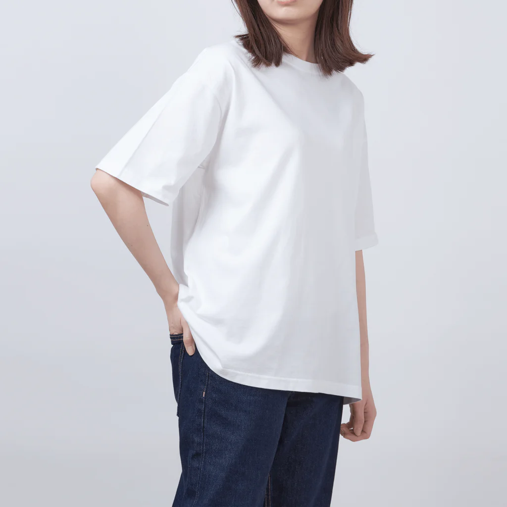 おばけ植物園の真夜中のポピー（ホワイト） Oversized T-Shirt