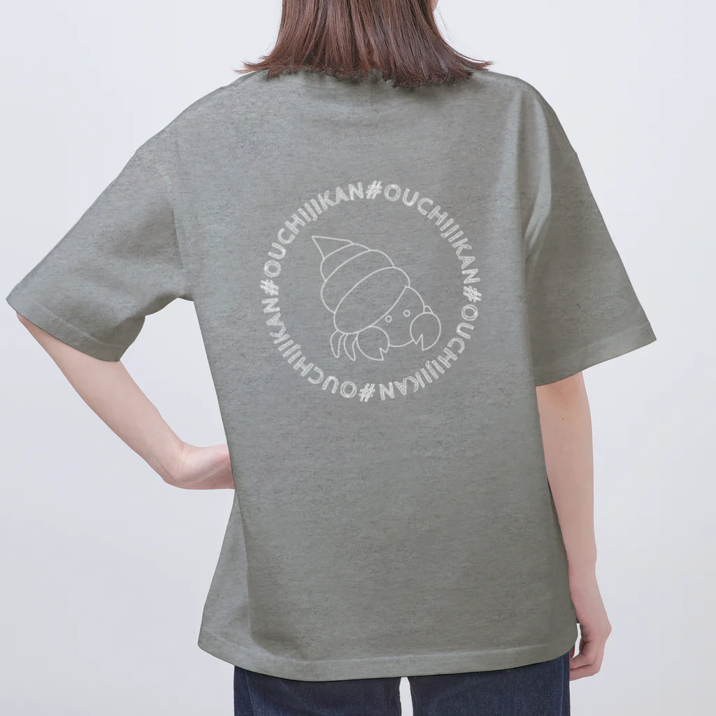 atelier PinoMiのヤドカリ白 オーバーサイズTシャツ