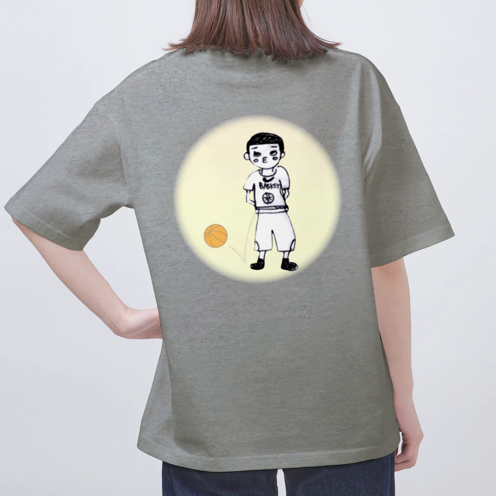 shisyu工房のバスケ少年 ミニバス オーバーサイズTシャツ