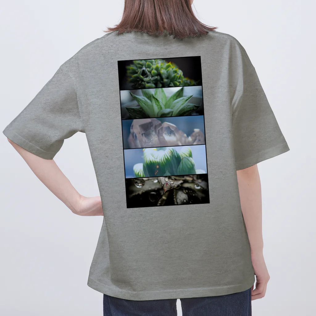 殿下と爬虫類。の多肉植物のある生活 オーバーサイズTシャツ