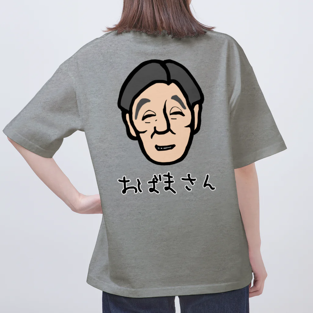 LalaHangeulの背中におばまさん オーバーサイズTシャツ