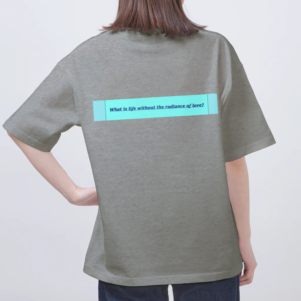 ♡BE HAPPY♡の恋する魚たち オーバーサイズTシャツ