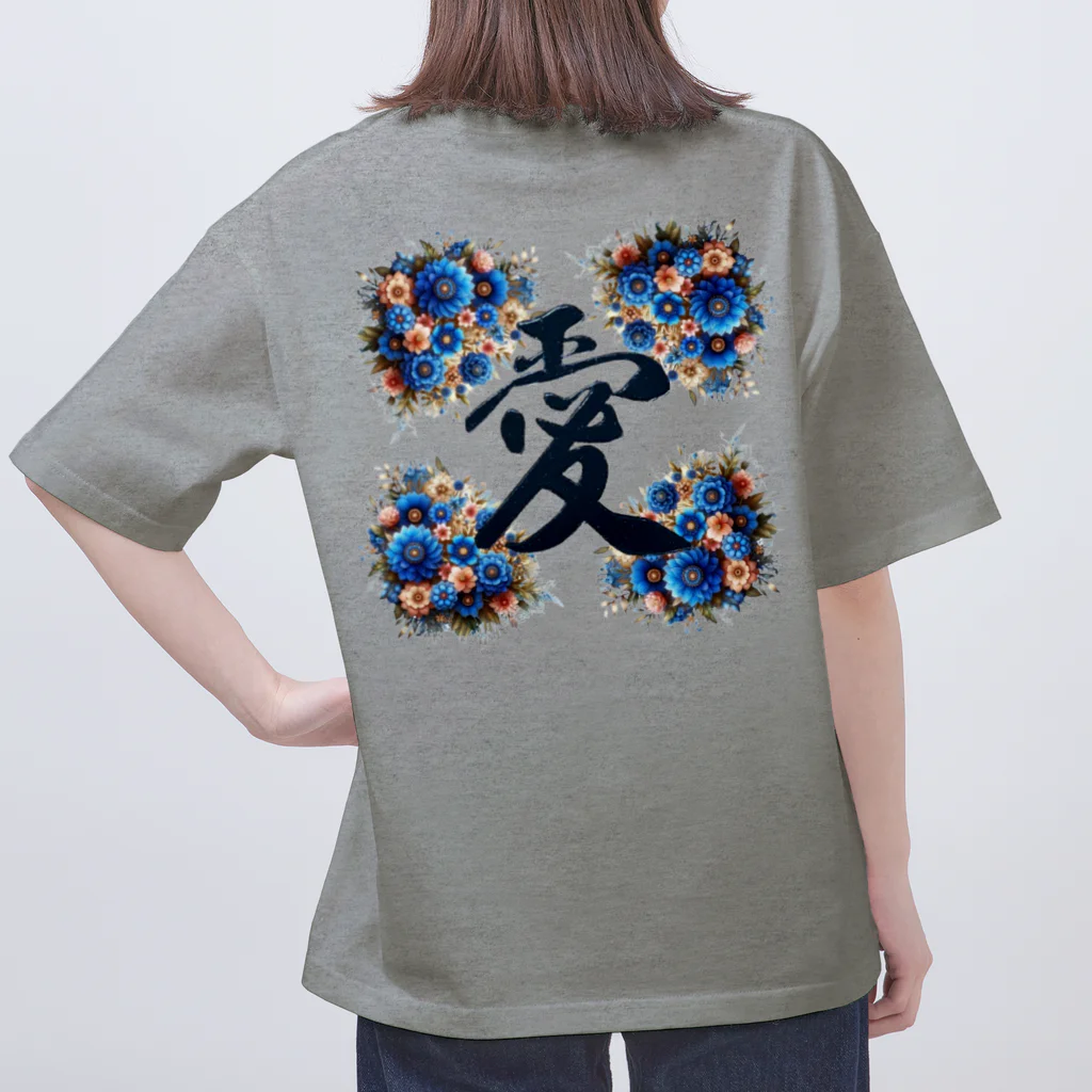 shinnaoの愛華の輝き　 "Radiance of Love and Blossoms" オーバーサイズTシャツ