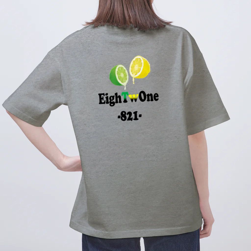 ストリートファッションはEighTwOne-821-(えいとぅーわん はちにーいち)のレモンライム Oversized T-Shirt