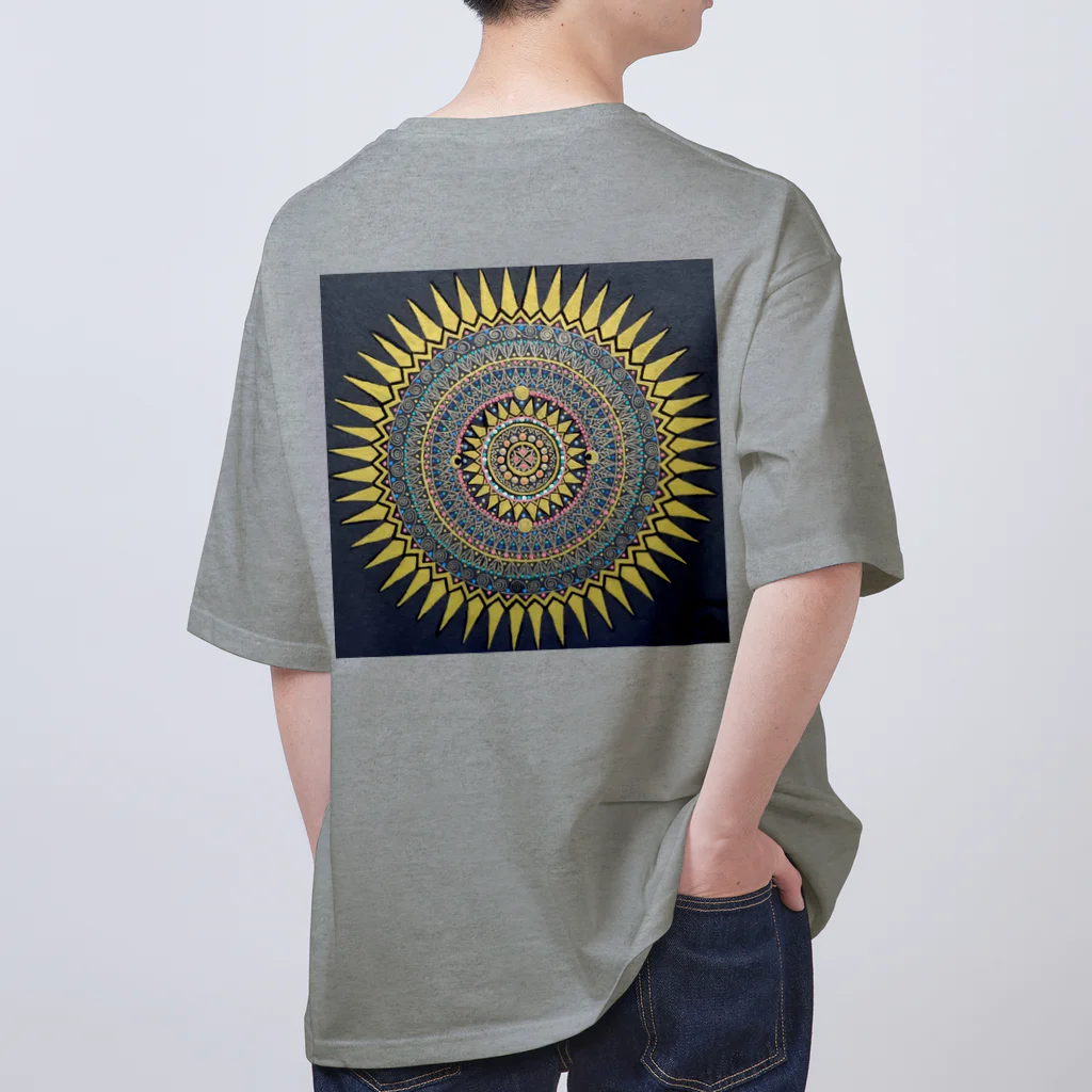 宇宙曼荼羅shop らいとラインのSun  Sanctuary オーバーサイズTシャツ