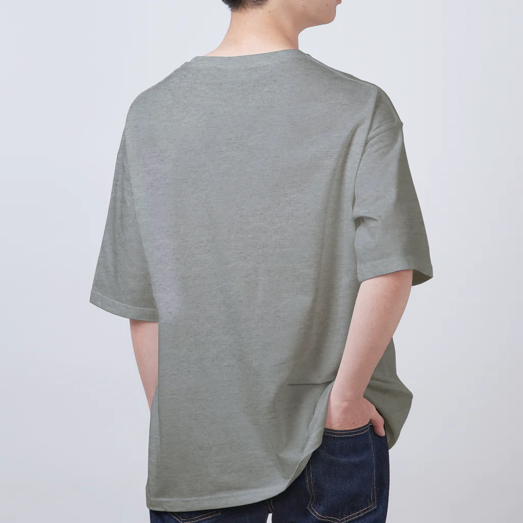 ゴッド神TVちゃんねるSHOPのかえる観賞魚店　白抜き丸ロゴ Oversized T-Shirt