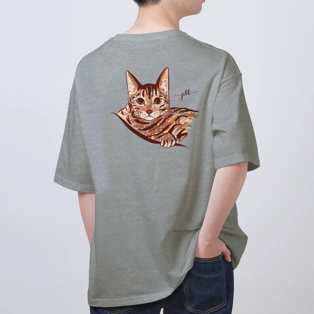 N-huluのベンガル猫のジルちゃん Oversized T-Shirt