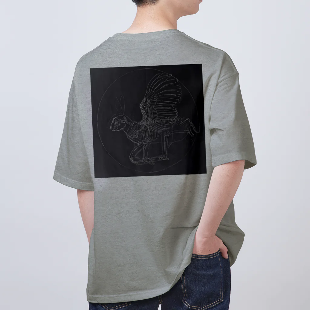 JapaneseArt Yui Shopのbone rabbit オーバーサイズTシャツ